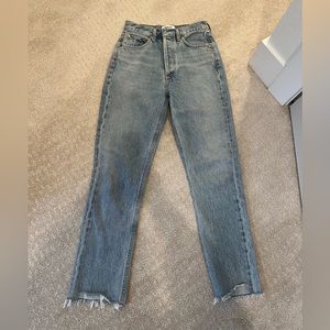 Agolde Riley high rise crop